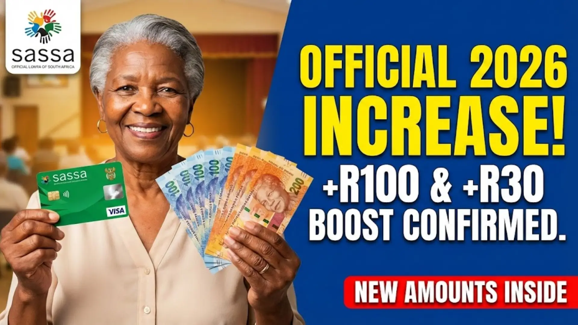 SASSA 2026 Grant Increase: New Payment Boosts Announced for All Beneficiaries