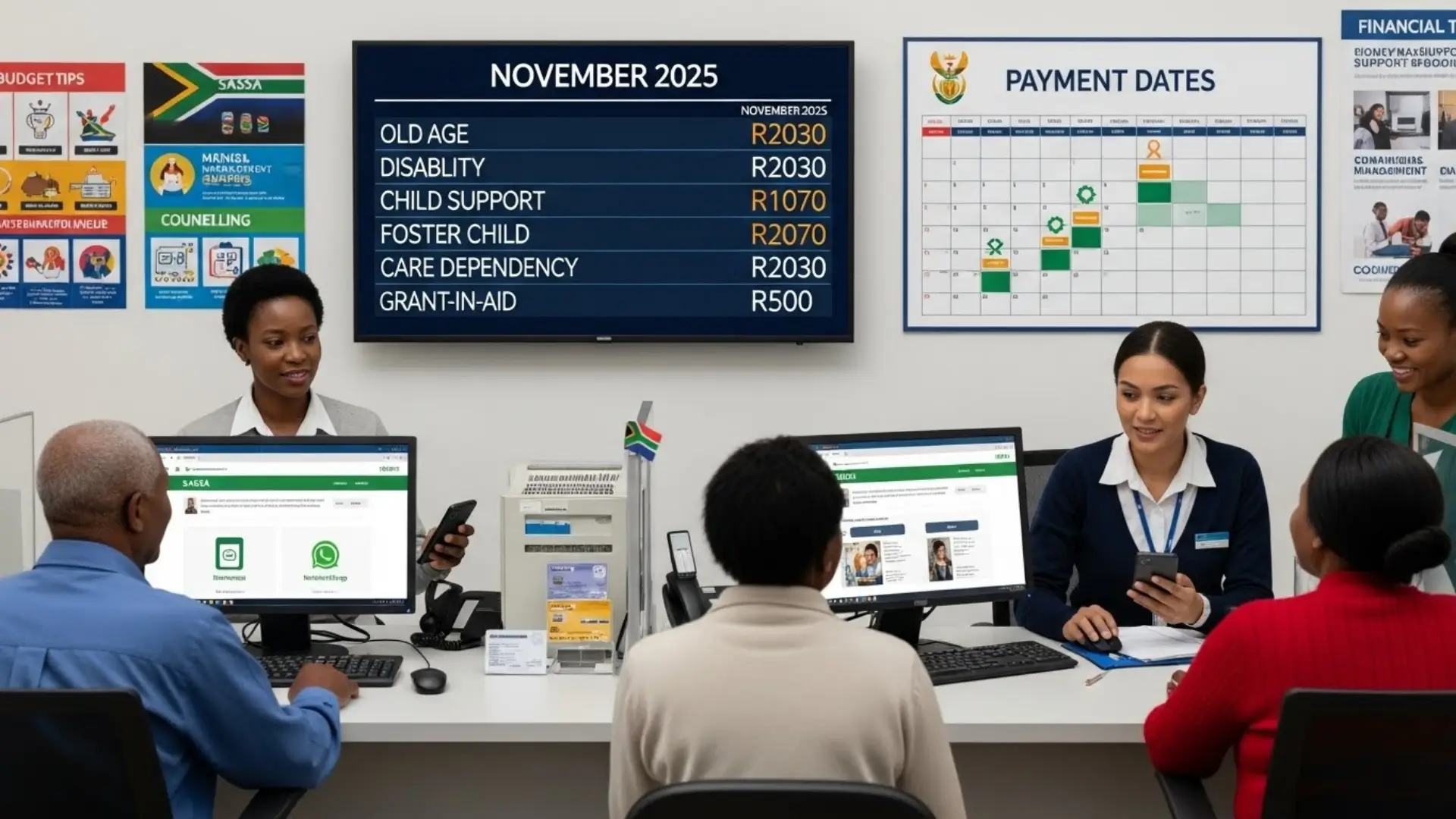 SASSA Confirms New November 2025 Payment Dates & Increased Grant Rates