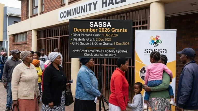 SASSA December 2026 Grants: Updated Payment Dates, Amounts & Eligibility