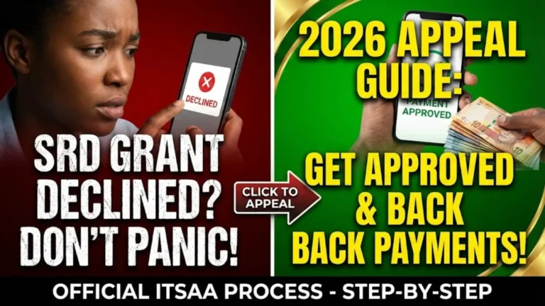 SRD Grant 2026 How to Appeal a Decline and Track Your Status Online