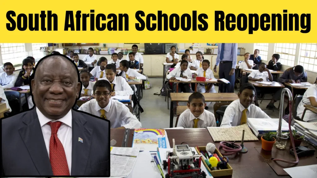 South African Schools Reopening Holidays Date Extended In November 2025