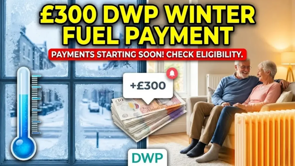 DWP £300 Winter Fuel Payment for 2026 Eligibility Conditions and Cut-Off Dates