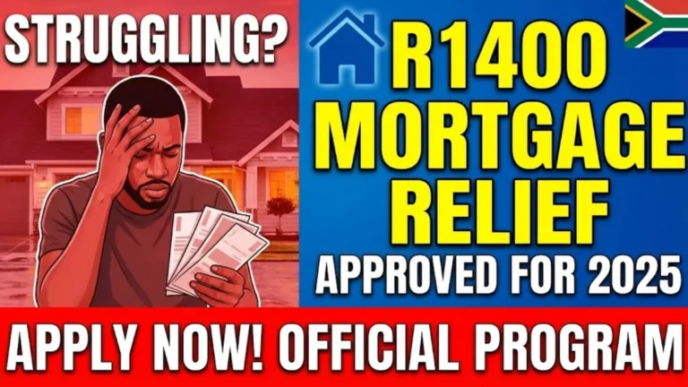 South Africa Launches R1400 Mortgage Relief 2025 to Support Struggling Homeowners