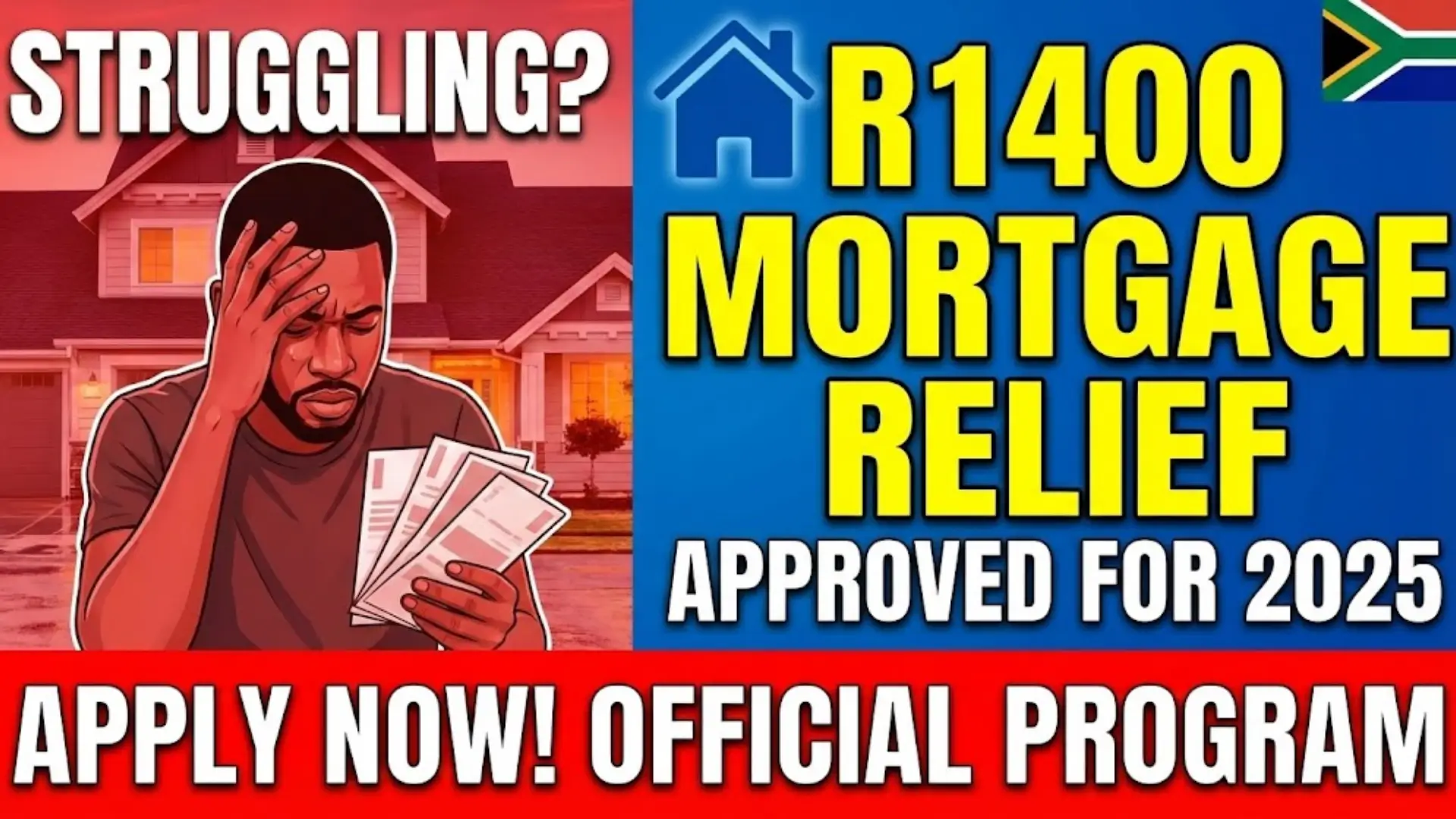 South Africa Launches R1400 Mortgage Relief 2025 to Support Struggling Homeowners