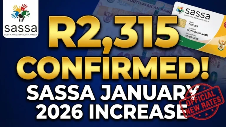 SASSA Grant Payments Increase in January 2026: New Amounts, Dates, and Full Breakdown