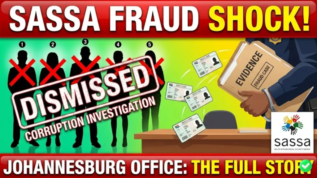 SASSA Fraud Case Johannesburg Office: Five Officials Dismissed After Corruption Investigation