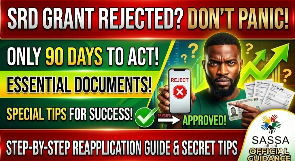 SASSA Grant Reapplication Guide: How to Reapply After SRD Grant Rejection