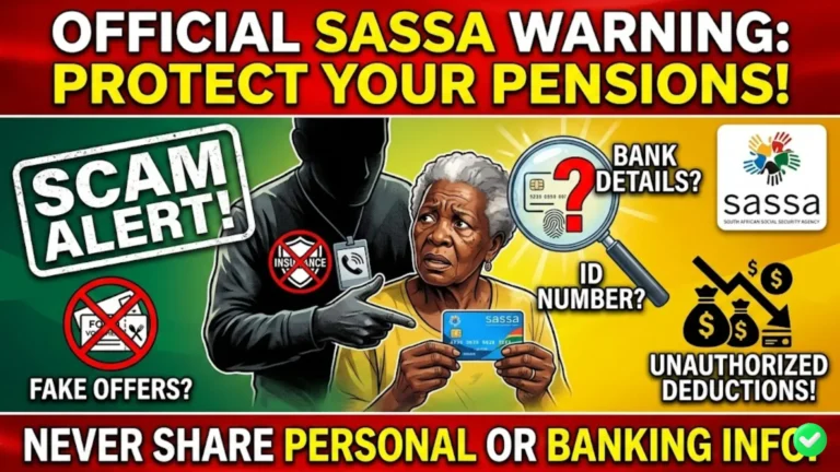 SASSA Insurance Scam: Agency Denies Involvement in Fraud Targeting Pensioners