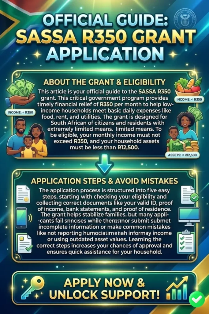 SASSA R350 Grant Application Guide: Eligibility, Requirements, and Step-by-Step Process