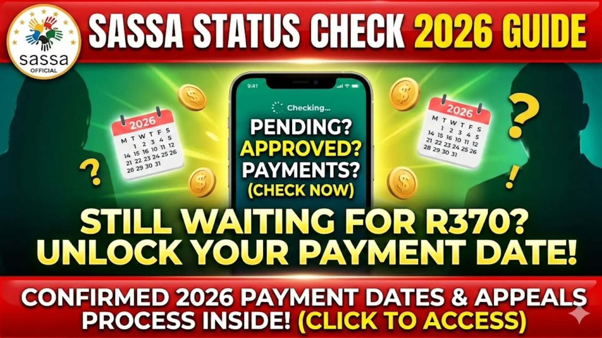SASSA Status Check and SRD R370 Payment Dates 2026 Guide