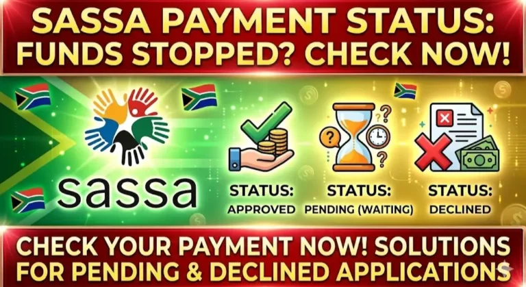 Sassa Status Check: How to Track Your SRD Grant Application and Payment Online